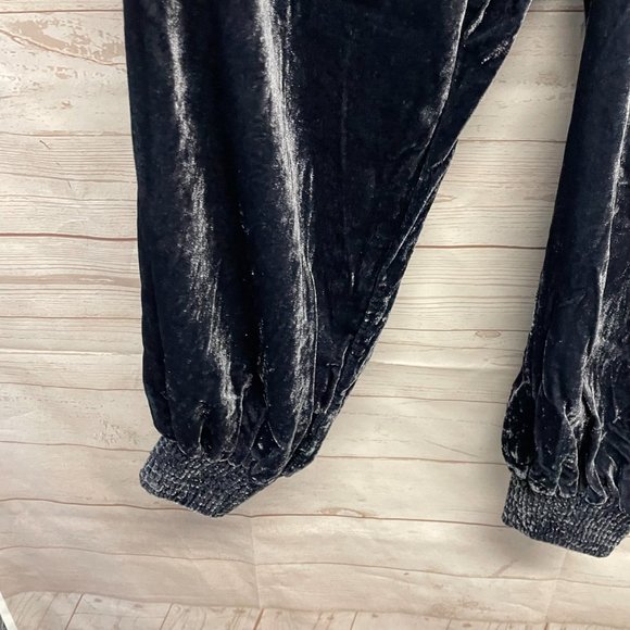 Anthropologie Gloria crushed velvet baggy jogger pants - Picture 9 of 10